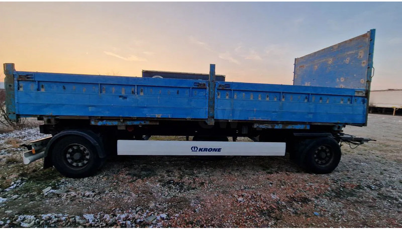 Krone 6 x Jumbo Lafette m. Pritsche+Bordwände 1.18m Höh 6 x Jumbo Lafette m. Pritsche+Bordwände 1.18m Höhe! - קרון נגרר צד נופל/ שטוח: תמונה 2 Krone 6 x Jumbo Lafette m. Pritsche+Bordwände 1.18m Höh 6 x Jumbo Lafette m. Pritsche+Bordwände 1.18m Höhe! - קרון נגרר צד נופל/ שטוח: תמונה 2