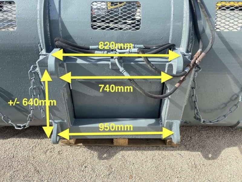 דלי מעמיס עבור מכונת בנייה 3250 mm - Attache Rapide Chargeur: תמונה 6
