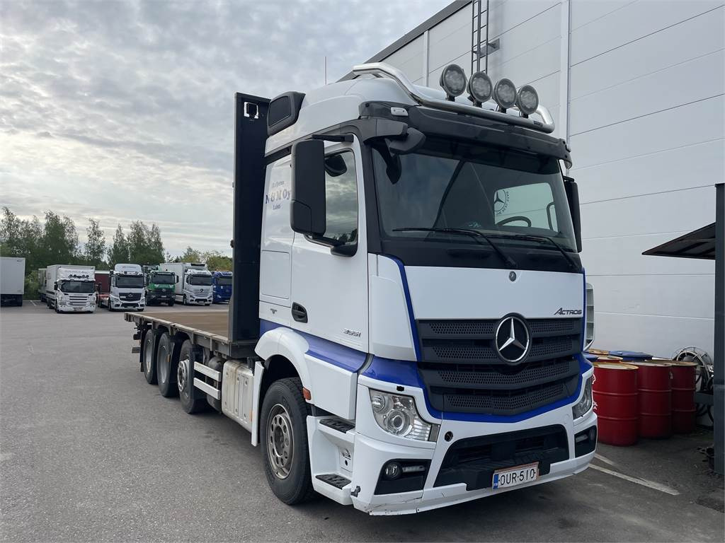 Mercedes-Benz Actros L - משאית צד נופל/ שטוחה: תמונה 1 Mercedes-Benz Actros L - משאית צד נופל/ שטוחה: תמונה 1