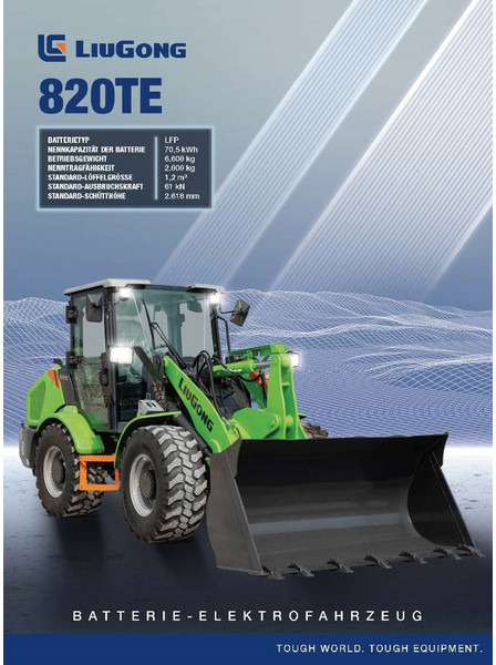 LIUGONG 820 TE vollelektrisch, 6.600 kg, 1.2 cbm - מעמיס גלגלים: תמונה 1 LIUGONG 820 TE vollelektrisch, 6.600 kg, 1.2 cbm - מעמיס גלגלים: תמונה 1