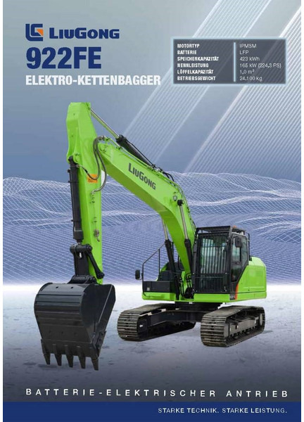LIUGONG 922 FE vollelektrisch, 24.100 kg - מחפר סורק: תמונה 1 LIUGONG 922 FE vollelektrisch, 24.100 kg - מחפר סורק: תמונה 1