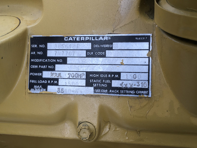 Caterpillar 3412 PC 38S GENERATOR 625KVA USED - ערכת גנרטורים: תמונה 5 Caterpillar 3412 PC 38S GENERATOR 625KVA USED - ערכת גנרטורים: תמונה 5