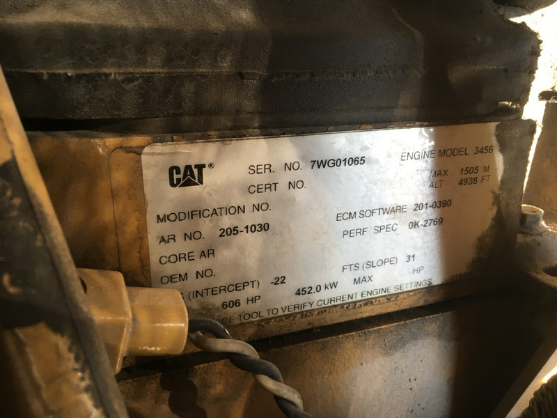 ערכת גנרטורים Caterpillar 3456 GENERATOR 455KVA USED: תמונה 7