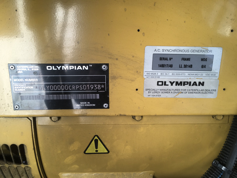 Caterpillar OLYMPIAN GEP110 GENERATOR 110KVA USED - ערכת גנרטורים: תמונה 5 Caterpillar OLYMPIAN GEP110 GENERATOR 110KVA USED - ערכת גנרטורים: תמונה 5