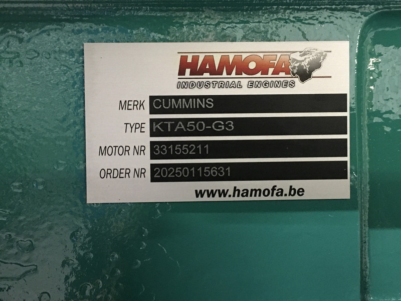 Cummins KTA50-G3 RECONDITIONED - מכונת בנייה: תמונה 1 Cummins KTA50-G3 RECONDITIONED - מכונת בנייה: תמונה 1