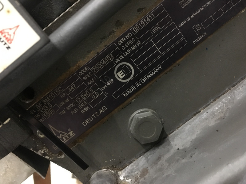 Deutz BF8M1015C FOR PARTS - מכונת בנייה: תמונה 5 Deutz BF8M1015C FOR PARTS - מכונת בנייה: תמונה 5
