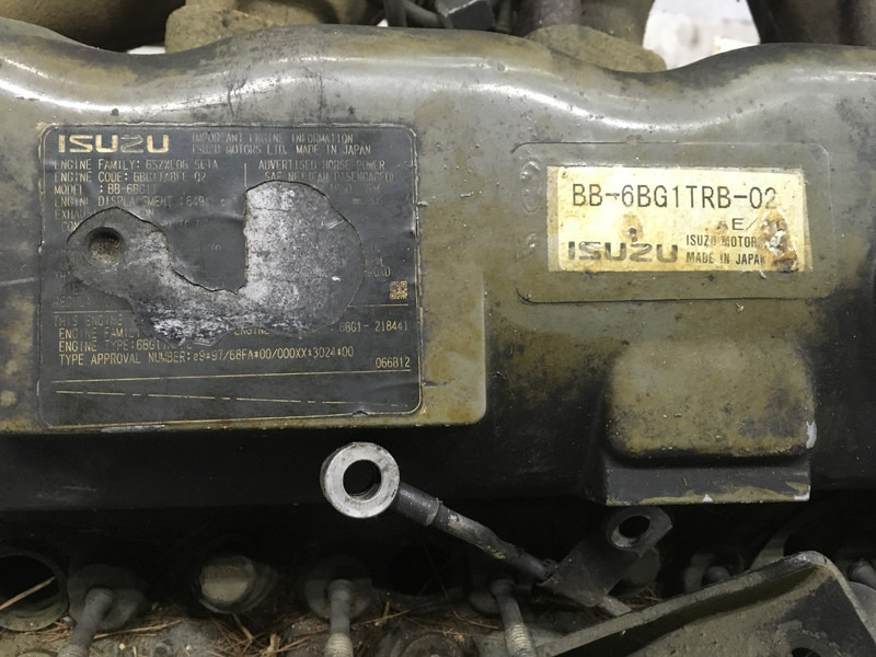 מכונת בנייה Isuzu 6BG1TRB-02 FOR PARTS: תמונה 6