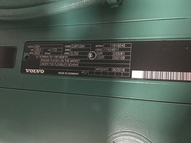 Volvo D6H NEW - מכונת בנייה: תמונה 5 Volvo D6H NEW - מכונת בנייה: תמונה 5