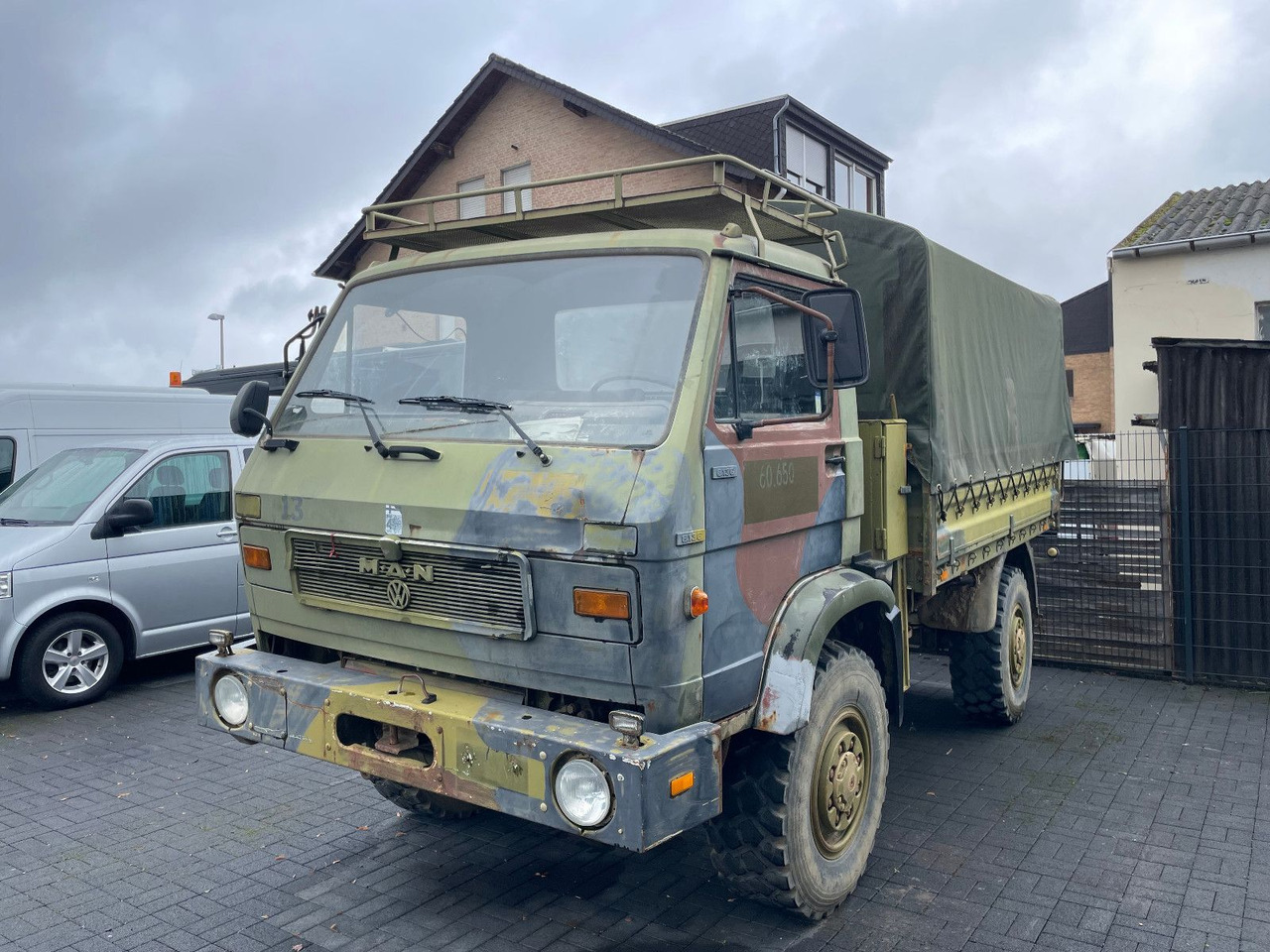 MAN 8.136 4X4 Prische Plane - כלי רכב מסחרי עם וילונות צד: תמונה 2 MAN 8.136 4X4 Prische Plane - כלי רכב מסחרי עם וילונות צד: תמונה 2