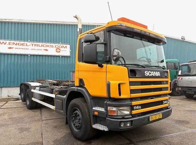 Scania P114-340 6x2 WITH MULTILIFT CONTAINERSYSTEM ONLY 80.500 KM!! ORIGINAL (10 TIRES / FULL STEEL SUSPENSION / 12 GEARS MANUAL GEARBO - מוביל מכולות/ משאית החלפת גוף: תמונה 2 Scania P114-340 6x2 WITH MULTILIFT CONTAINERSYSTEM ONLY 80.500 KM!! ORIGINAL (10 TIRES / FULL STEEL SUSPENSION / 12 GEARS MANUAL GEARBO - מוביל מכולות/ משאית החלפת גוף: תמונה 2