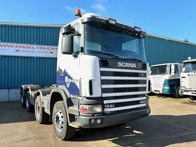 Scania R124-420 C 8x4 FULL STEEL CHASSIS (EURO 3 / FULL STEEL SUSPENSION / REDUCTION AXLES / GRS900 GEARBOX) - משאית עם שלדת תא: תמונה 3 Scania R124-420 C 8x4 FULL STEEL CHASSIS (EURO 3 / FULL STEEL SUSPENSION / REDUCTION AXLES / GRS900 GEARBOX) - משאית עם שלדת תא: תמונה 3