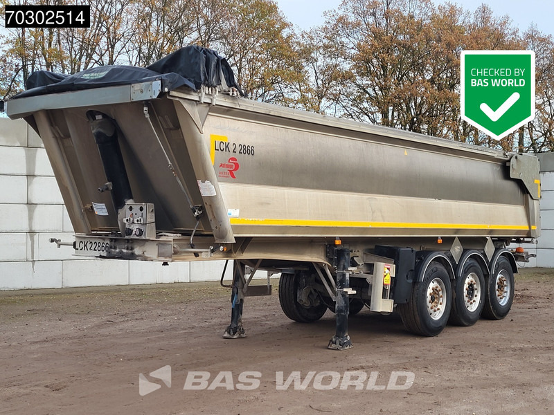 Benalu BEN 26m3 2x Lifting Axle - סמיטריילר עם מזהיר: תמונה 1 Benalu BEN 26m3 2x Lifting Axle - סמיטריילר עם מזהיר: תמונה 1