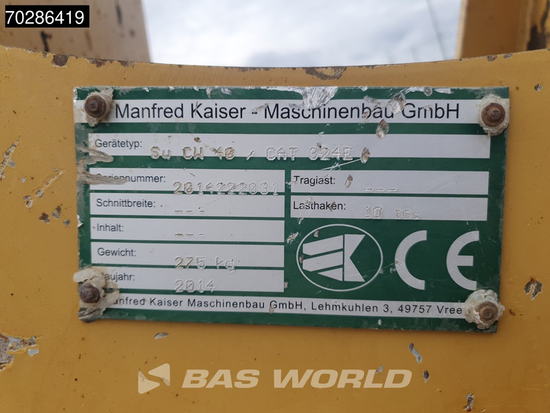 מחפר סורק Caterpillar 324 E LN 3 M WIDE - NARROW: תמונה 15