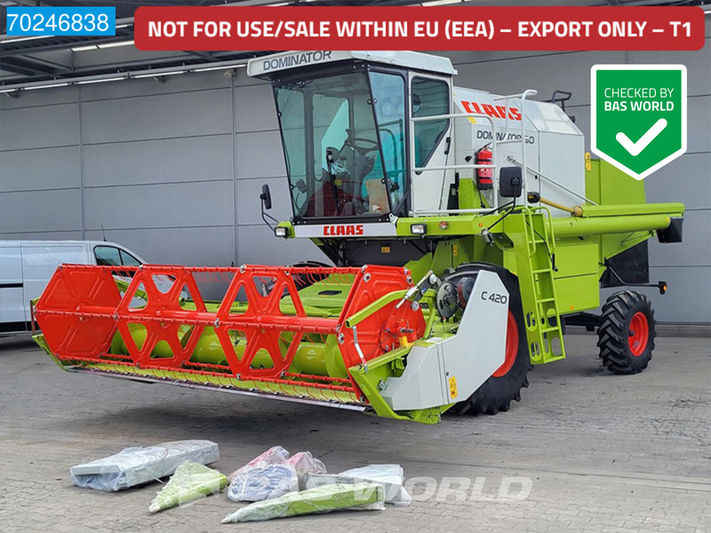 Claas Dominator 130 Dominator 130 4X2 4Mtr HEADER - PERKINS TIER 3 - מקצרת קומבינה: תמונה 1 Claas Dominator 130 Dominator 130 4X2 4Mtr HEADER - PERKINS TIER 3 - מקצרת קומבינה: תמונה 1