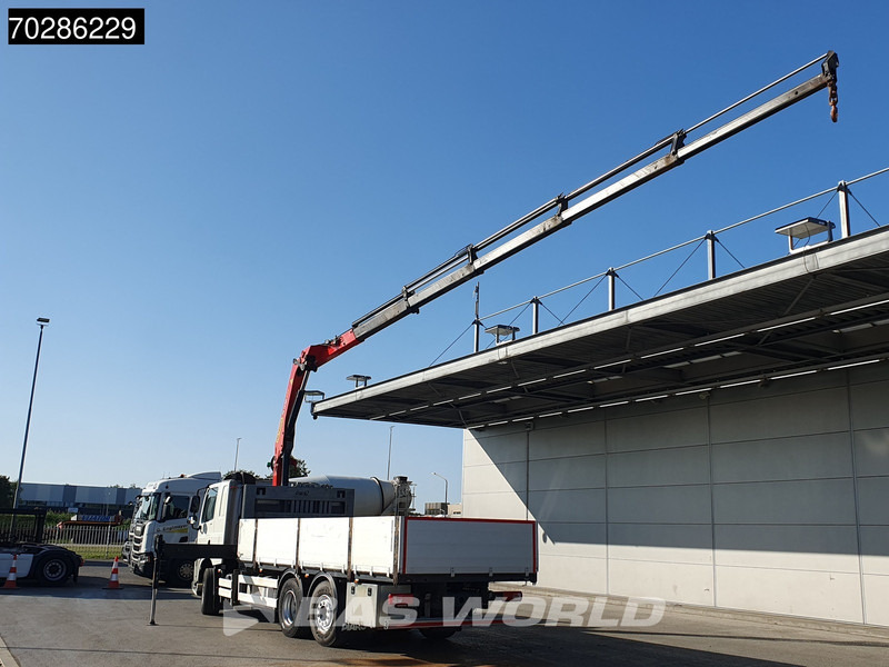DAF CF 370 CF 6X2 Palfinger PK19.001 SLD D Kran Crane ACC Lift+lenkasche Euro 6 - משאית צד נופל/ שטוחה, משאית מנוף: תמונה 2 DAF CF 370 CF 6X2 Palfinger PK19.001 SLD D Kran Crane ACC Lift+lenkasche Euro 6 - משאית צד נופל/ שטוחה, משאית מנוף: תמונה 2