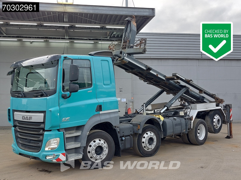 DAF CF 410 CF 8X2 35tons Velsycon CL35.71 containersystem Lift+steering axle Euro 6 - משאית הרמת וו: תמונה 1 DAF CF 410 CF 8X2 35tons Velsycon CL35.71 containersystem Lift+steering axle Euro 6 - משאית הרמת וו: תמונה 1