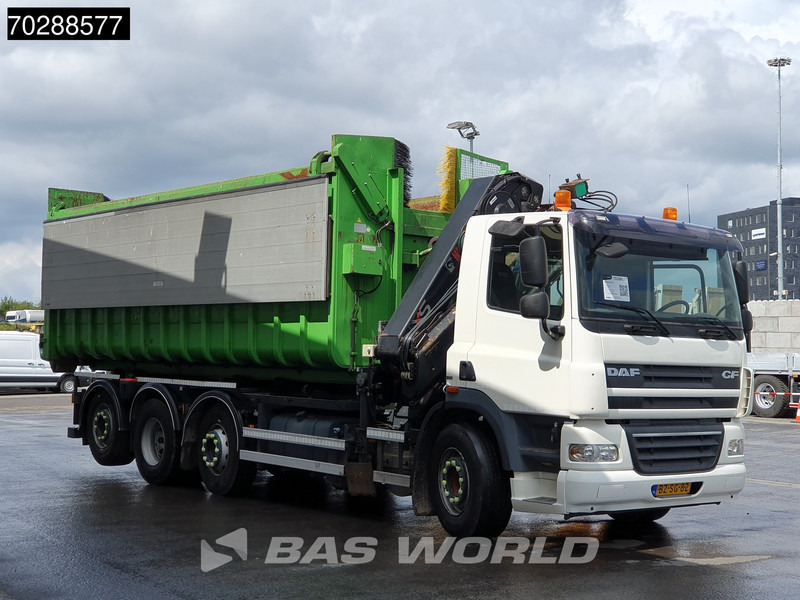 DAF CF85.360 8X2 NL-Truck HIAB 211 E-3 Hipro Crane + Hooklift Lift+steering Axle Automatic Euro 5 - משאית הרמת וו, משאית מנוף: תמונה 3 DAF CF85.360 8X2 NL-Truck HIAB 211 E-3 Hipro Crane + Hooklift Lift+steering Axle Automatic Euro 5 - משאית הרמת וו, משאית מנוף: תמונה 3