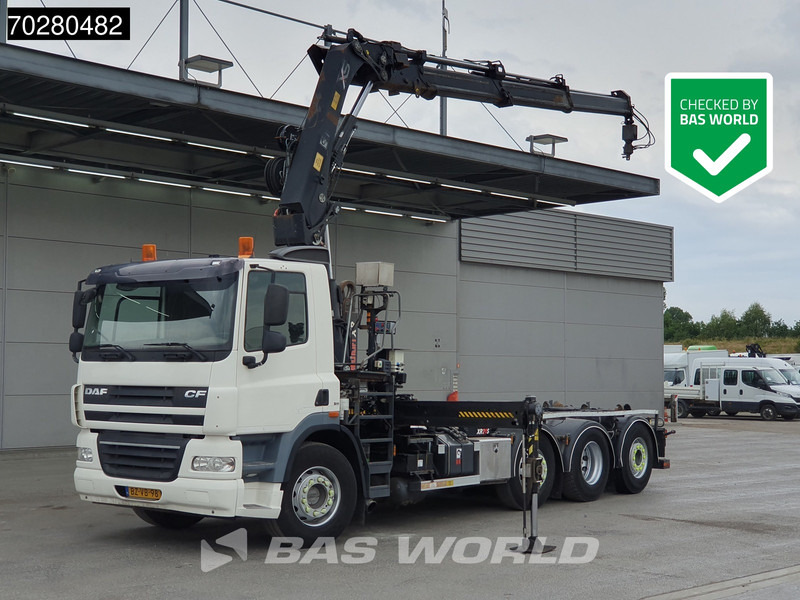 DAF CF85.360 8X2 NL-Truck Hiab 211 E-3 Hipro Kran 21tons Multilift Lift+steering Euro 5 - משאית הרמת וו, משאית מנוף: תמונה 1 DAF CF85.360 8X2 NL-Truck Hiab 211 E-3 Hipro Kran 21tons Multilift Lift+steering Euro 5 - משאית הרמת וו, משאית מנוף: תמונה 1