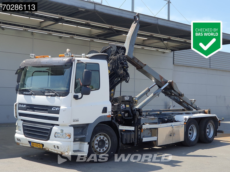 DAF CF85.360 CF 6X2 NL-Truck Hiab 211 EP-4 HIDUO Crane + Hooklift Liftachse Euro 5 - משאית הרמת וו, משאית מנוף: תמונה 1 DAF CF85.360 CF 6X2 NL-Truck Hiab 211 EP-4 HIDUO Crane + Hooklift Liftachse Euro 5 - משאית הרמת וו, משאית מנוף: תמונה 1