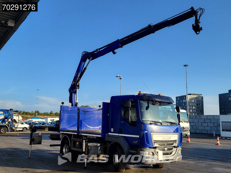 DAF LF 260 LF 4X2 HIAB 111 B-2 Hiduo Crane Automatic ACC Euro 6 - משאית צד נופל/ שטוחה, משאית מנוף: תמונה 3 DAF LF 260 LF 4X2 HIAB 111 B-2 Hiduo Crane Automatic ACC Euro 6 - משאית צד נופל/ שטוחה, משאית מנוף: תמונה 3