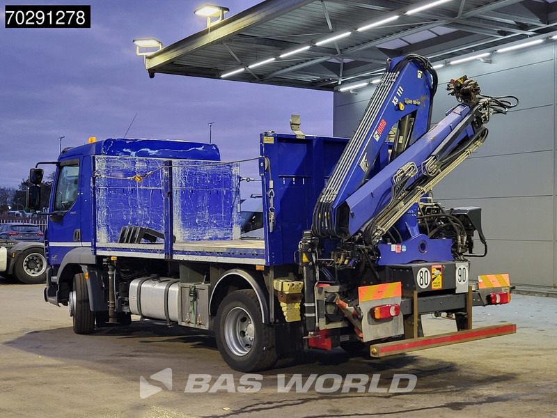 DAF LF 260 LF 4X2 Hiab 111 B-2 HIDUO Crane Kran Remote control Automatic ACC Euro 6 - משאית צד נופל/ שטוחה, משאית מנוף: תמונה 2 DAF LF 260 LF 4X2 Hiab 111 B-2 HIDUO Crane Kran Remote control Automatic ACC Euro 6 - משאית צד נופל/ שטוחה, משאית מנוף: תמונה 2