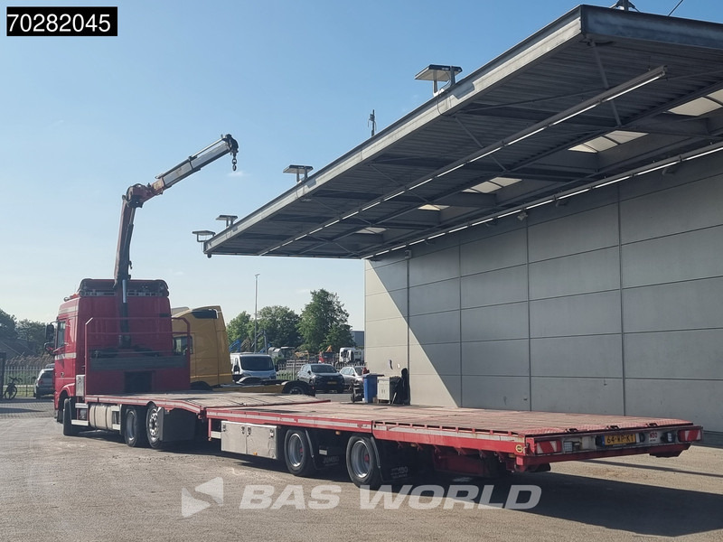 DAF XF 440 6X2 NL-Truck Transporter HMF 900-K2 Kran Lift-Lenkachse Euro 6 - משאית צד נופל/ שטוחה, משאית מנוף: תמונה 2 DAF XF 440 6X2 NL-Truck Transporter HMF 900-K2 Kran Lift-Lenkachse Euro 6 - משאית צד נופל/ שטוחה, משאית מנוף: תמונה 2