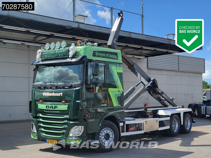 DAF XF 460 XF 6X2 NL-Truck VDL S-25-6400 Hooklift Liftaxle Manual Navi ACC Euro 6 - משאית הרמת וו: תמונה 1 DAF XF 460 XF 6X2 NL-Truck VDL S-25-6400 Hooklift Liftaxle Manual Navi ACC Euro 6 - משאית הרמת וו: תמונה 1