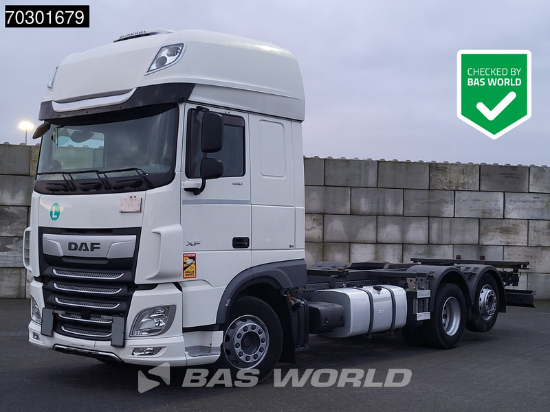 DAF XF 480 6X2 FAN Retarder Lift+Steering Axle Full Air Euro 6 - מוביל מכולות/ משאית החלפת גוף: תמונה 1 DAF XF 480 6X2 FAN Retarder Lift+Steering Axle Full Air Euro 6 - מוביל מכולות/ משאית החלפת גוף: תמונה 1