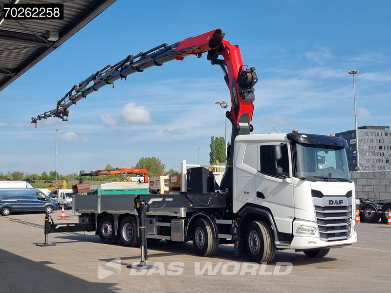 DAF XF 530 8X2 NEW Palfinger PK580 TEC Kran Crane Fly-Jib Winch Lift+Lenkasche Retarder - משאית צד נופל/ שטוחה, משאית מנוף: תמונה 5 DAF XF 530 8X2 NEW Palfinger PK580 TEC Kran Crane Fly-Jib Winch Lift+Lenkasche Retarder - משאית צד נופל/ שטוחה, משאית מנוף: תמונה 5