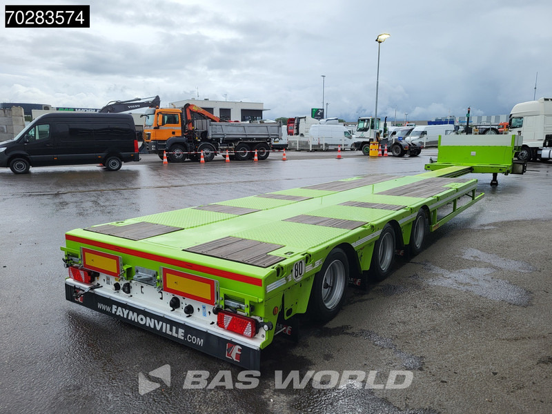 Faymonville F-S43-1AAF 3 axles Extendable Twistlocks 3x Hydraulic Steering Galvanised - סמיטריילר עם מטען נמוך: תמונה 5 Faymonville F-S43-1AAF 3 axles Extendable Twistlocks 3x Hydraulic Steering Galvanised - סמיטריילר עם מטען נמוך: תמונה 5