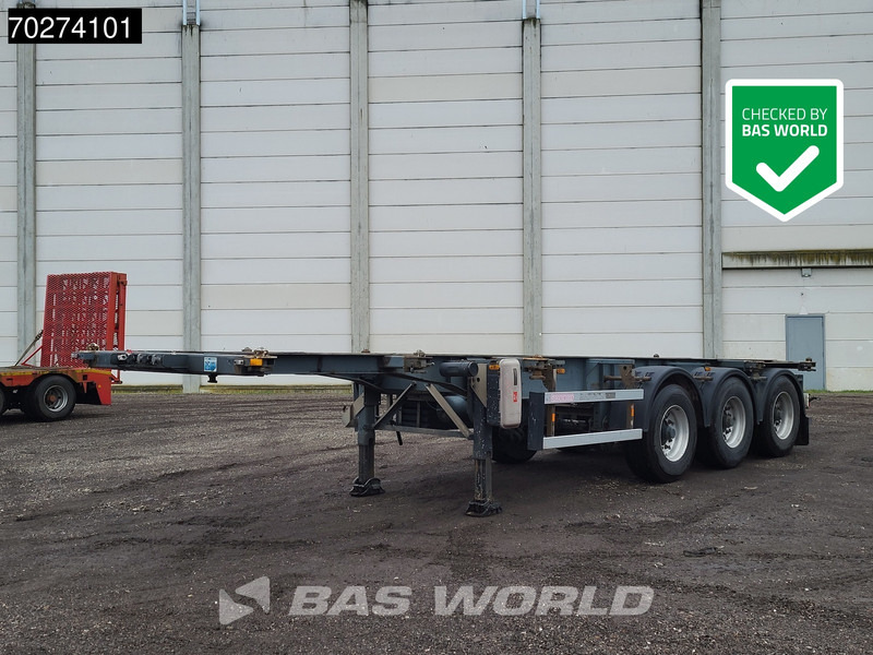 Groenewegen 30CC-14-27 ADR 20ft 30ft Liftachse - סמיטריילר מוביל מכולות/ החלפת גוף: תמונה 1 Groenewegen 30CC-14-27 ADR 20ft 30ft Liftachse - סמיטריילר מוביל מכולות/ החלפת גוף: תמונה 1
