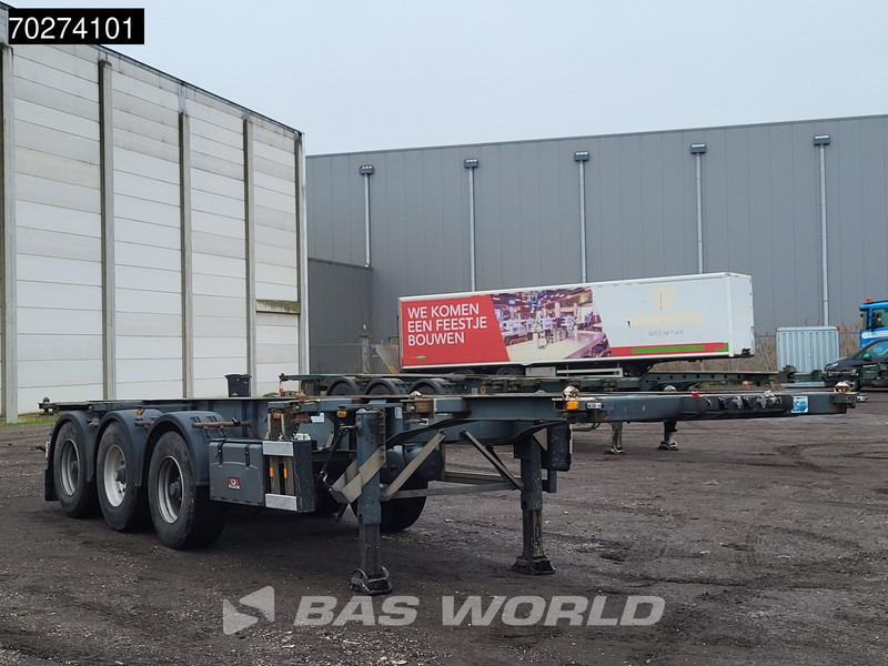 Groenewegen 30CC-14-27 ADR 20ft 30ft Liftachse - סמיטריילר מוביל מכולות/ החלפת גוף: תמונה 3 Groenewegen 30CC-14-27 ADR 20ft 30ft Liftachse - סמיטריילר מוביל מכולות/ החלפת גוף: תמונה 3