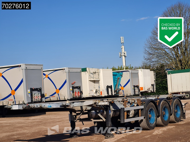 Groenewegen 30CC-14-27 Liftachse NL-Trailer 20ft. 30ft. - סמיטריילר מוביל מכולות/ החלפת גוף: תמונה 1 Groenewegen 30CC-14-27 Liftachse NL-Trailer 20ft. 30ft. - סמיטריילר מוביל מכולות/ החלפת גוף: תמונה 1