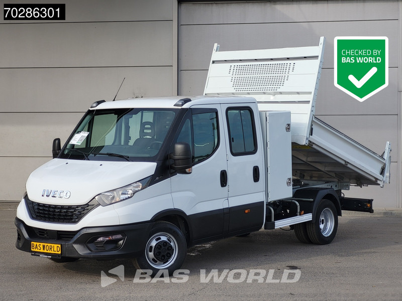 Iveco Daily 35C14 Open Laadbak met Kist Dubbel Cabine Dubbellucht 3,5t Trekhaak Airco Cruise Euro6 Pickup Pritsche Open Box 2m3 A/C Towbar C - כלי רכב מסחרי במיטה שטוחה: תמונה 1 Iveco Daily 35C14 Open Laadbak met Kist Dubbel Cabine Dubbellucht 3,5t Trekhaak Airco Cruise Euro6 Pickup Pritsche Open Box 2m3 A/C Towbar C - כלי רכב מסחרי במיטה שטוחה: תמונה 1