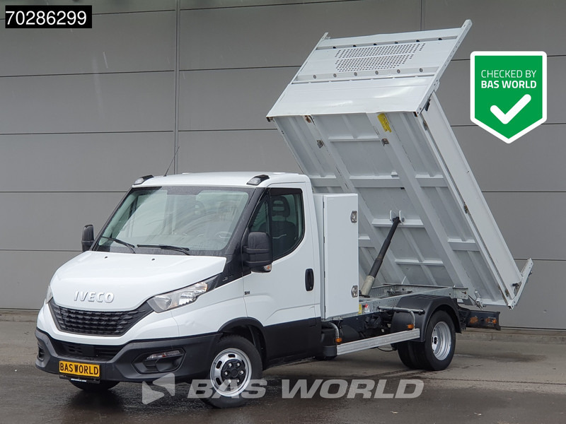 Iveco Daily 35C14 Open Laadbak met Kist Dubbellucht 3,5t Trekhaak Airco Cruise Euro6 Pritsche Pickup Open Box 2m3 A/C Towbar Cruise control - כלי רכב מסחרי במיטה שטוחה: תמונה 1 Iveco Daily 35C14 Open Laadbak met Kist Dubbellucht 3,5t Trekhaak Airco Cruise Euro6 Pritsche Pickup Open Box 2m3 A/C Towbar Cruise control - כלי רכב מסחרי במיטה שטוחה: תמונה 1