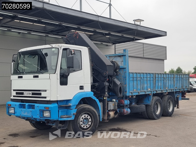 משאית צד נופל/ שטוחה, משאית מנוף Iveco EuroTrakker 310 6X4 Palfinger PK36002 Kran Crane Manual Big-Axle Euro 3: תמונה 8