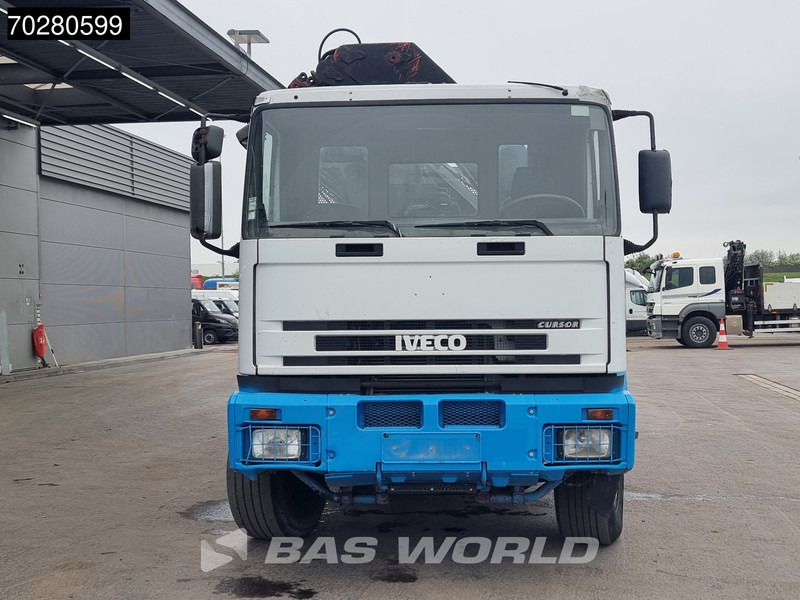 משאית צד נופל/ שטוחה, משאית מנוף Iveco EuroTrakker 310 6X4 Palfinger PK36002 Kran Crane Manual Big-Axle Euro 3: תמונה 12