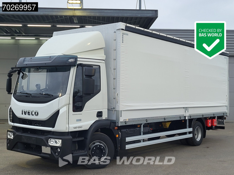 Iveco Eurocargo 140E250 4X2 NEW 14tonner ACC Ladebordwand Automatic Euro 6 - משאית וילונות צד: תמונה 1 Iveco Eurocargo 140E250 4X2 NEW 14tonner ACC Ladebordwand Automatic Euro 6 - משאית וילונות צד: תמונה 1