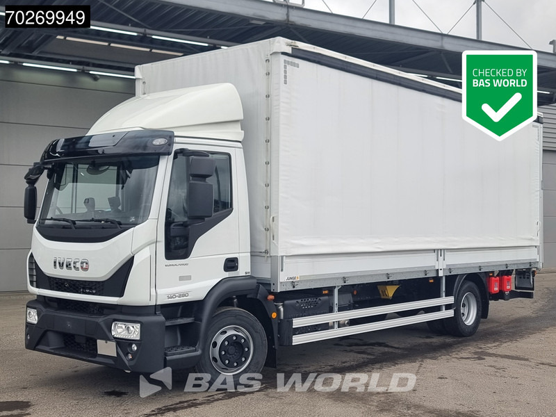 Iveco Eurocargo 140E280 4X2 2024 registration 14tonner Ladebordwand Automatic Euro 6 - משאית וילונות צד: תמונה 1 Iveco Eurocargo 140E280 4X2 2024 registration 14tonner Ladebordwand Automatic Euro 6 - משאית וילונות צד: תמונה 1