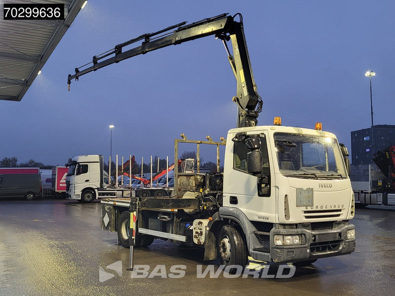 Iveco Eurocargo 160E280 4X2 Hiab 111 HIDUO Kran Crane Manual Euro 4 - משאית צד נופל/ שטוחה, משאית מנוף: תמונה 3 Iveco Eurocargo 160E280 4X2 Hiab 111 HIDUO Kran Crane Manual Euro 4 - משאית צד נופל/ שטוחה, משאית מנוף: תמונה 3