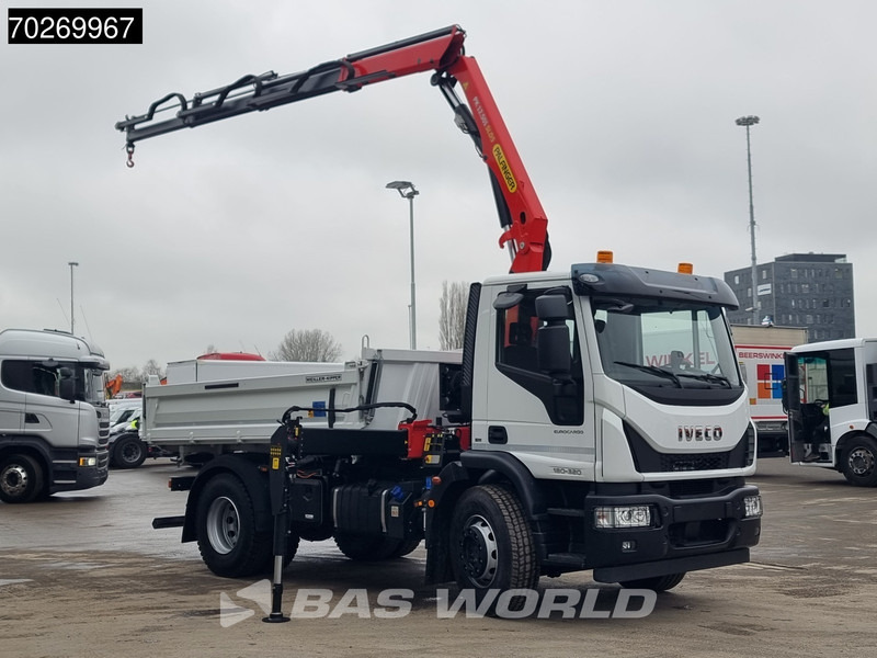 Iveco Eurocargo 180E320 4X2 Steelsuspension 3-Seiten Palfinger PK12.501 Euro 6 - מזהיר, משאית מנוף: תמונה 3 Iveco Eurocargo 180E320 4X2 Steelsuspension 3-Seiten Palfinger PK12.501 Euro 6 - מזהיר, משאית מנוף: תמונה 3