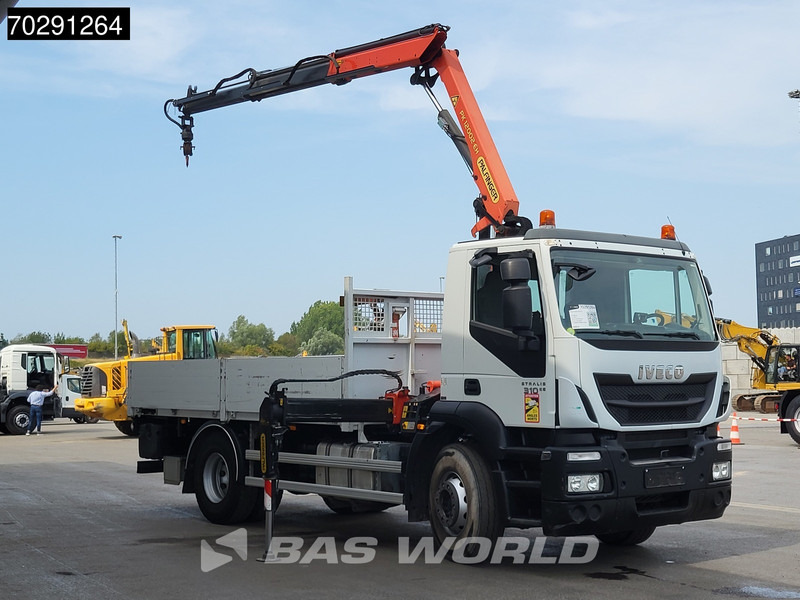 Iveco Stralis 310 4X2 Palfinger PK12002 EH Kran Crane Rotator Automatic Full Steel Euro 6 - משאית צד נופל/ שטוחה, משאית מנוף: תמונה 3 Iveco Stralis 310 4X2 Palfinger PK12002 EH Kran Crane Rotator Automatic Full Steel Euro 6 - משאית צד נופל/ שטוחה, משאית מנוף: תמונה 3