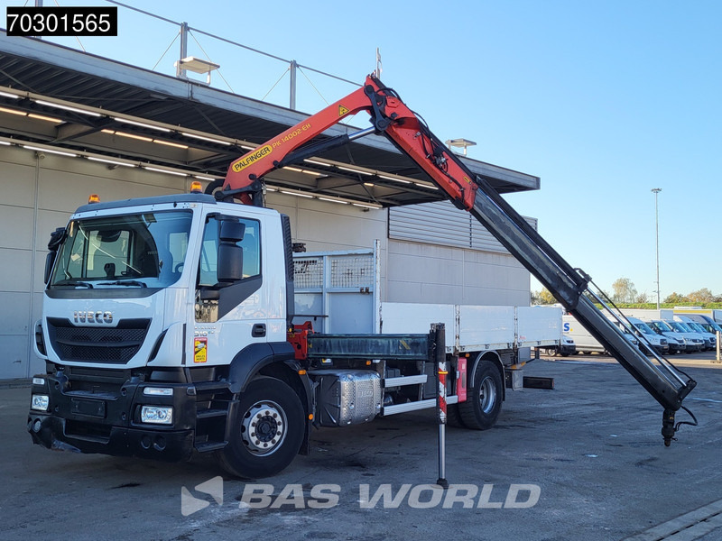 Iveco Stralis 310 4X2 Palfinger PK14002 EH Kran Crane Steel suspension Euro 6 - משאית צד נופל/ שטוחה, משאית מנוף: תמונה 5 Iveco Stralis 310 4X2 Palfinger PK14002 EH Kran Crane Steel suspension Euro 6 - משאית צד נופל/ שטוחה, משאית מנוף: תמונה 5