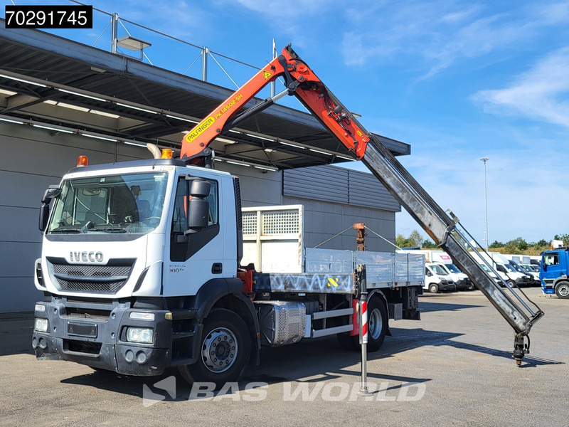 Iveco Stralis 310 4X2 Palfinger PK14502-SH Kran Crane Rotator Steel suspension Euro 6 - משאית צד נופל/ שטוחה, משאית מנוף: תמונה 5 Iveco Stralis 310 4X2 Palfinger PK14502-SH Kran Crane Rotator Steel suspension Euro 6 - משאית צד נופל/ שטוחה, משאית מנוף: תמונה 5