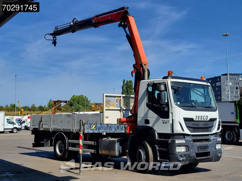 Iveco Stralis 310 4X2 Palfinger PK14502-SH Kran Crane Rotator Steel suspension Euro 6 - משאית צד נופל/ שטוחה, משאית מנוף: תמונה 3 Iveco Stralis 310 4X2 Palfinger PK14502-SH Kran Crane Rotator Steel suspension Euro 6 - משאית צד נופל/ שטוחה, משאית מנוף: תמונה 3
