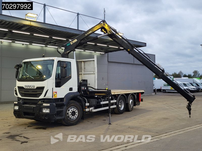Iveco Stralis 310 Stralis 6X2 HIAB 144 BS-2 Crane Kran Lift+Steering-Axle Manual Euro 5 - משאית צד נופל/ שטוחה, משאית מנוף: תמונה 5 Iveco Stralis 310 Stralis 6X2 HIAB 144 BS-2 Crane Kran Lift+Steering-Axle Manual Euro 5 - משאית צד נופל/ שטוחה, משאית מנוף: תמונה 5
