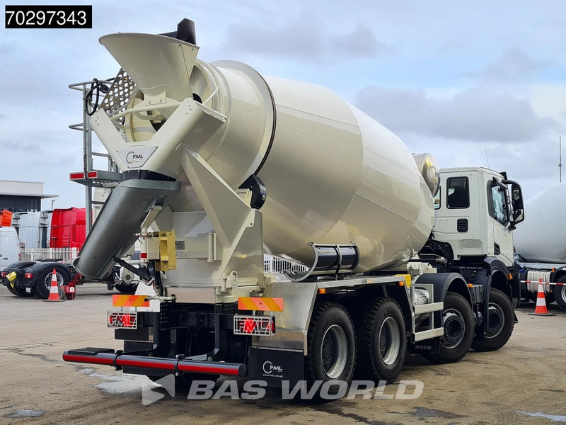 Iveco T-WAY 410 8X4 NEW! 10M3 FML Mixer Full Steel Suspension Automatic Euro 6 - משאית מערבלת בטון: תמונה 5 Iveco T-WAY 410 8X4 NEW! 10M3 FML Mixer Full Steel Suspension Automatic Euro 6 - משאית מערבלת בטון: תמונה 5