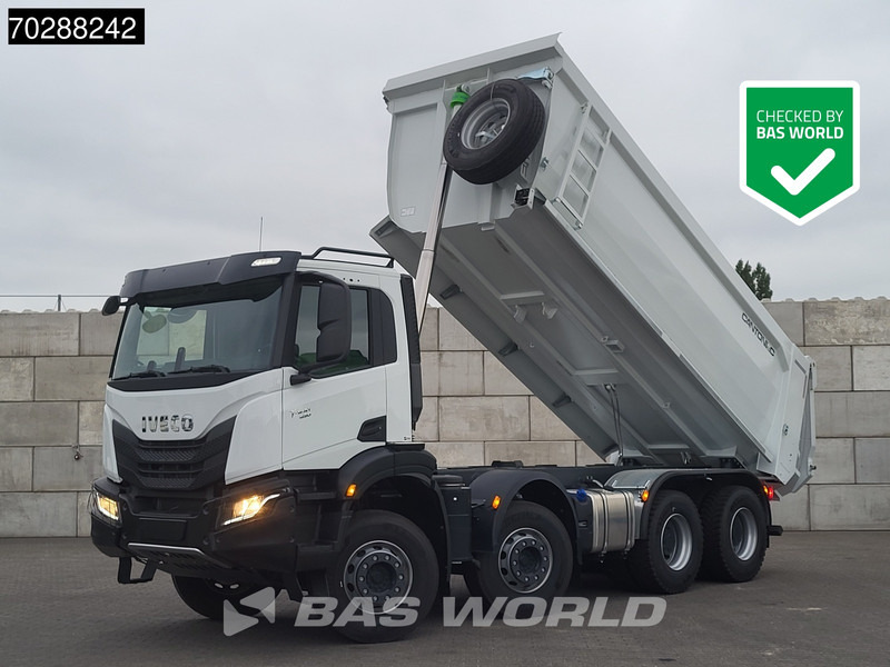 Iveco T-Way 450 8X4 New! 20m3 Cantoni & C. Tipper Steelsuspension Big-Axle Automatic Euro 6 - מזהיר: תמונה 1 Iveco T-Way 450 8X4 New! 20m3 Cantoni & C. Tipper Steelsuspension Big-Axle Automatic Euro 6 - מזהיר: תמונה 1
