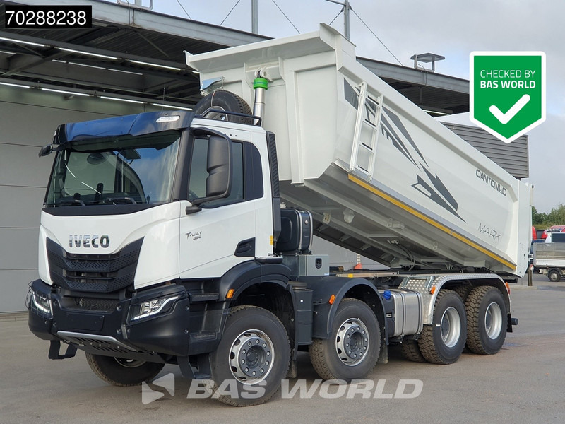 Iveco T-Way 450 8X4 New! 20m3 Cantoni Tipper Steelsuspension Big-Axle Euro 6 - מזהיר: תמונה 1 Iveco T-Way 450 8X4 New! 20m3 Cantoni Tipper Steelsuspension Big-Axle Euro 6 - מזהיר: תמונה 1