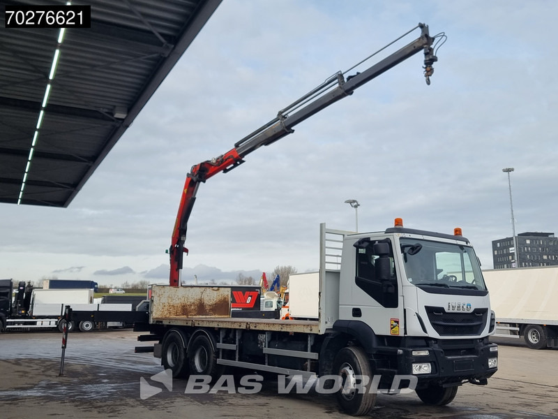 Iveco Trakker 360 6X4 Palfinger PK17.001 SLD Remote Steelsuspension Big-Axle - משאית צד נופל/ שטוחה, משאית מנוף: תמונה 3 Iveco Trakker 360 6X4 Palfinger PK17.001 SLD Remote Steelsuspension Big-Axle - משאית צד נופל/ שטוחה, משאית מנוף: תמונה 3